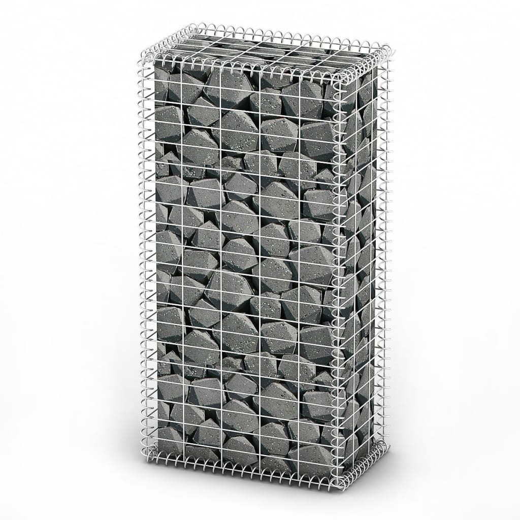 Vidaxl Cesta Muro Gaviones Alambre Galvanizado 100x30x30cm
