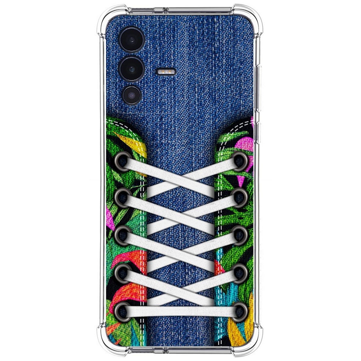 Funda Silicona Antigolpes para Vivo V23 5G diseño Zapatillas 13 Dibujos