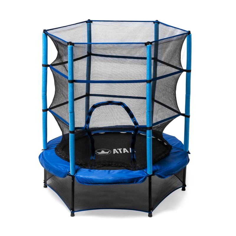 Cama Elástica Infantil ATAA 140 con Protecciones Laterales y Red de Seguridad