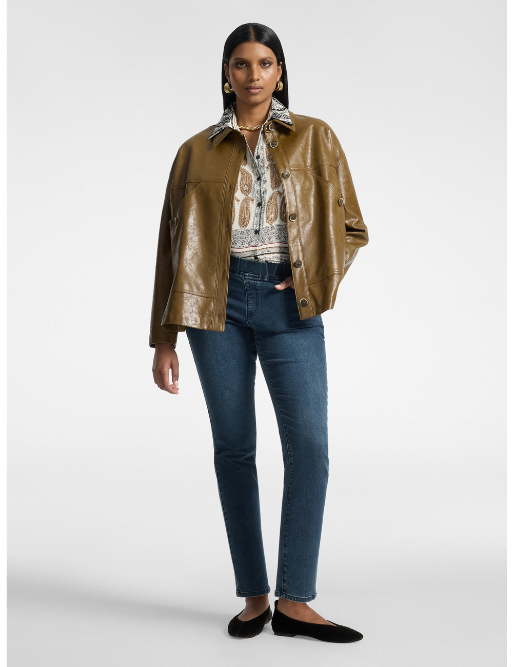 Elena Mirò - Jeans skinny en denim lavado washed