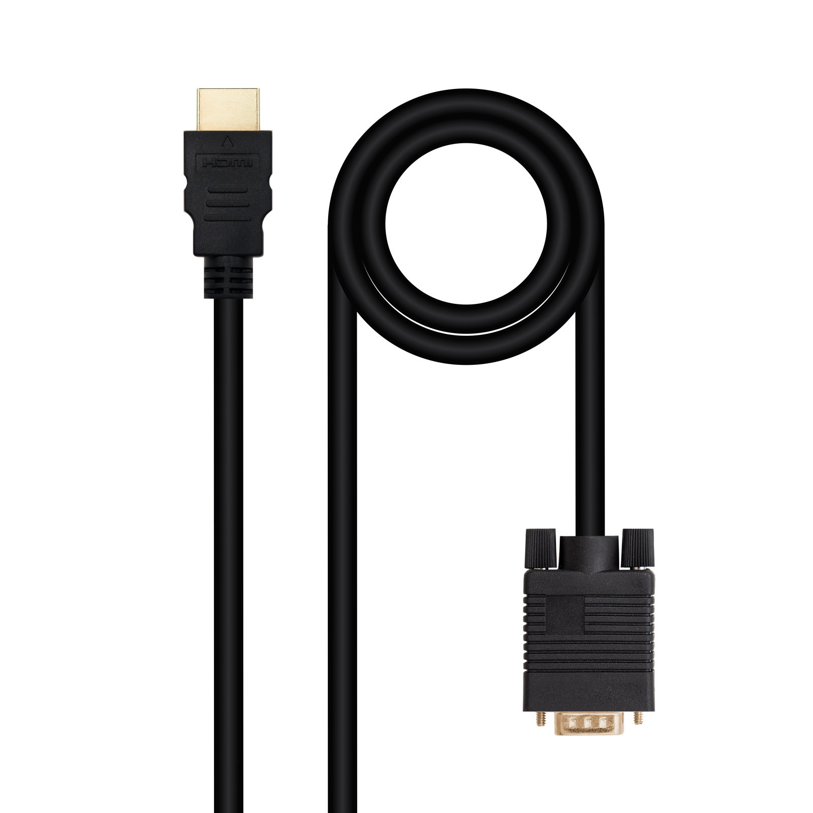 Cable Conversor Hdmi A Vga, Hdmi/m-vga/m Negro 1.8 10.15.4348