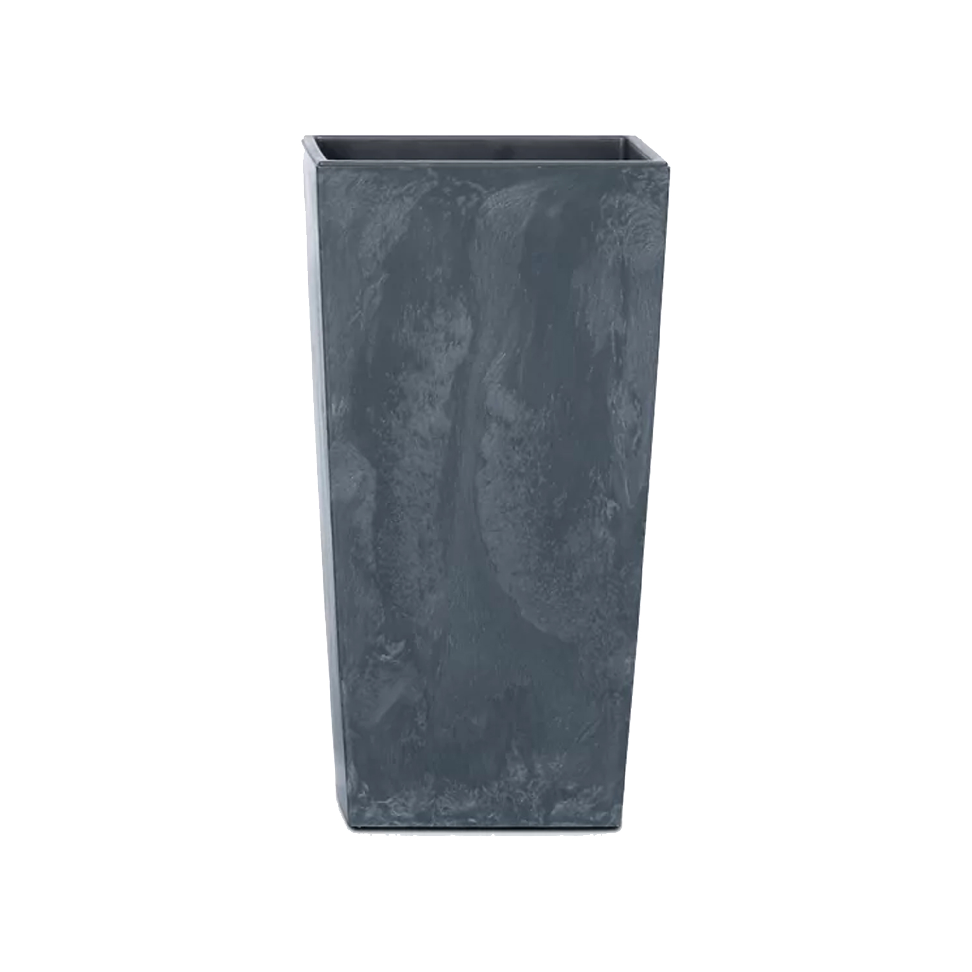 Prosperplast Maceta URBI SQUARE BETON EFFECT 7,2L con Depósito y Dimensiones 170x170x325 en Color Hormigón para Decoración en Interiores y Exteriores