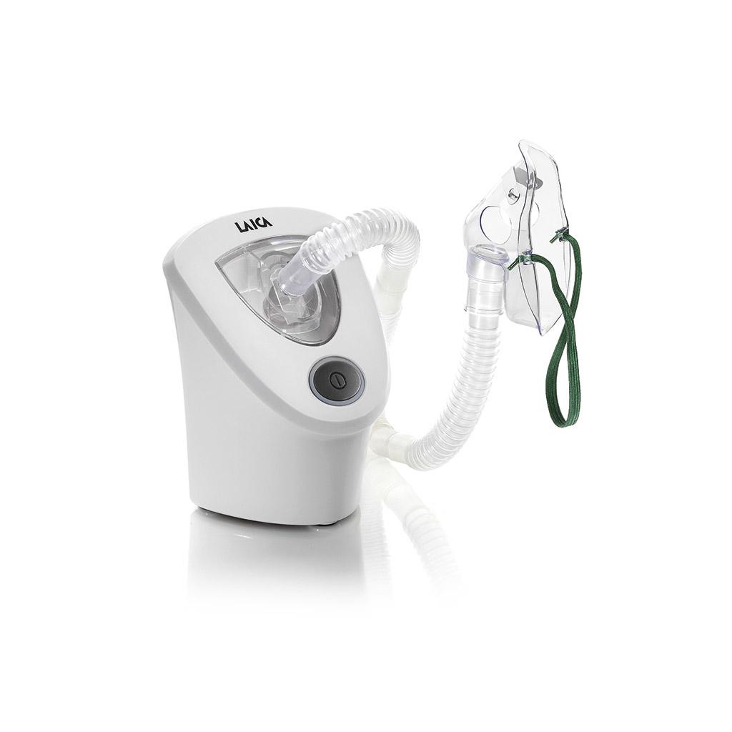 Laica Aerosol ultrasónico portátil MD6026 para adultos y niños, silencioso, blanco
