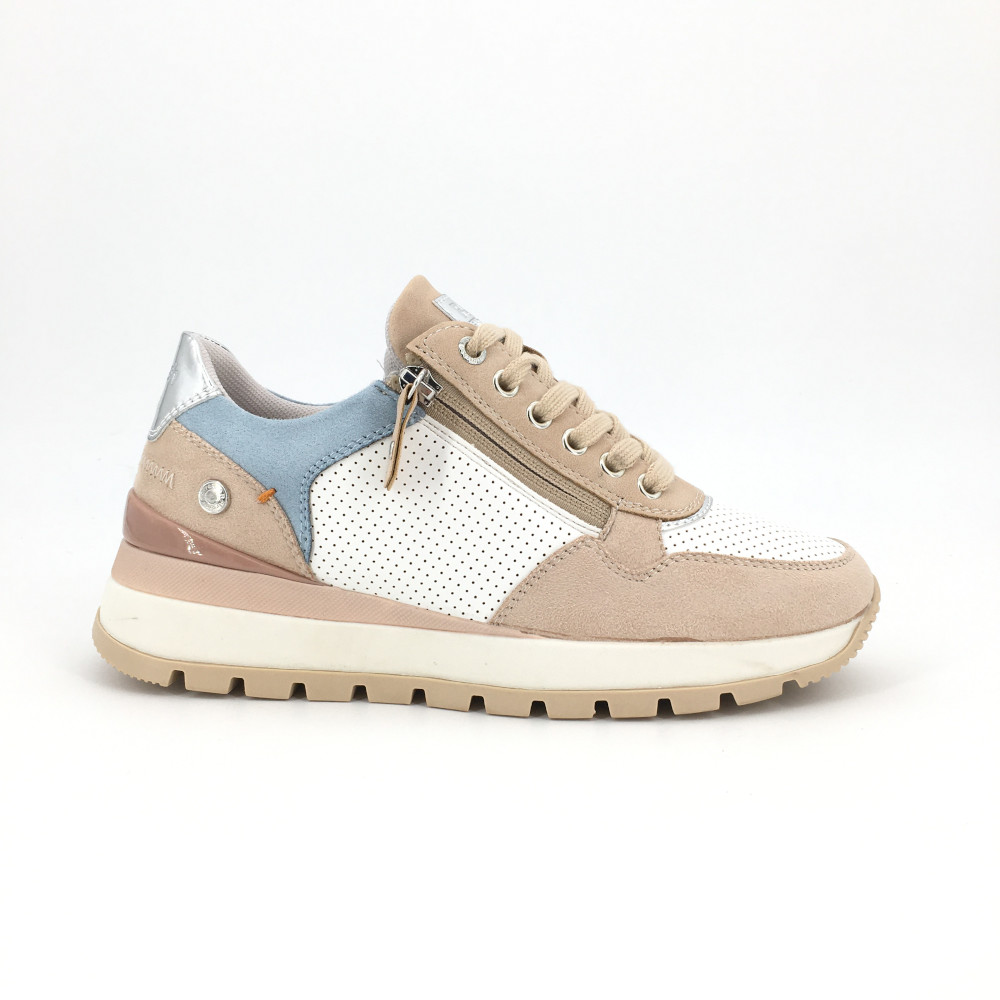 Deportivo de Refresh para mujer, mod.175126, Deportivo combinado con cordón y cremallera y con plantilla acolchada muy cómoda