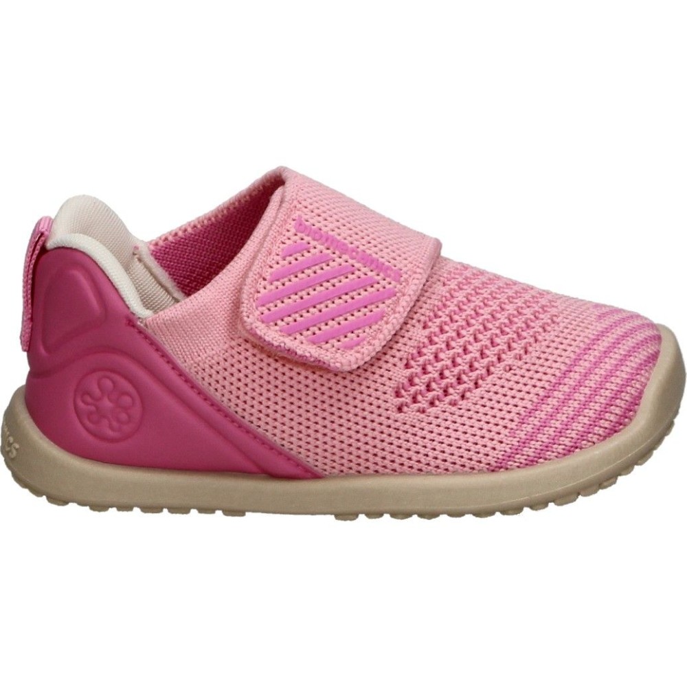 BIOMECANICS | Lonas Barefoot Biomecanics para Bebé – Zapatillas Primeros Pasos en Color Rosa – Loneta con Velcro – Biohome – Flexibles y Ligeros – Respetuosos con el Pie – Transpirable – Modelo 262188-E032