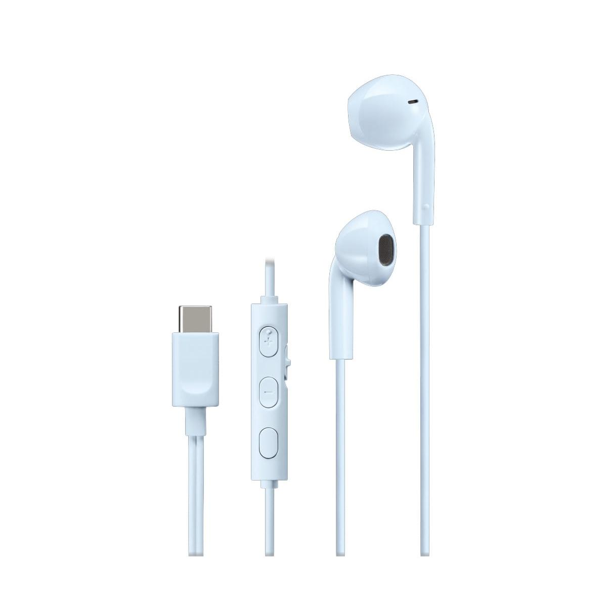 JVC HA-FR17UC Blue / Auriculares de tipo botón con USB-C