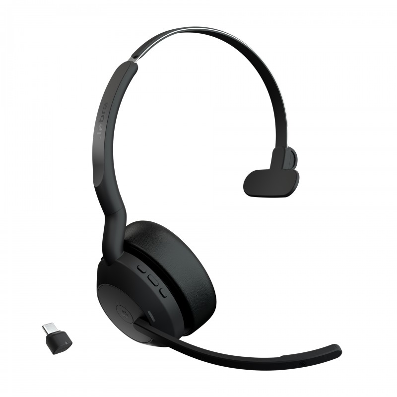 Jabra - Evolve2 55 Auriculares Inalámbrico Diadema Oficina/Centro de llamadas USB Tipo C Bluetooth Base de carga - 25599-899-899 25599-899-899