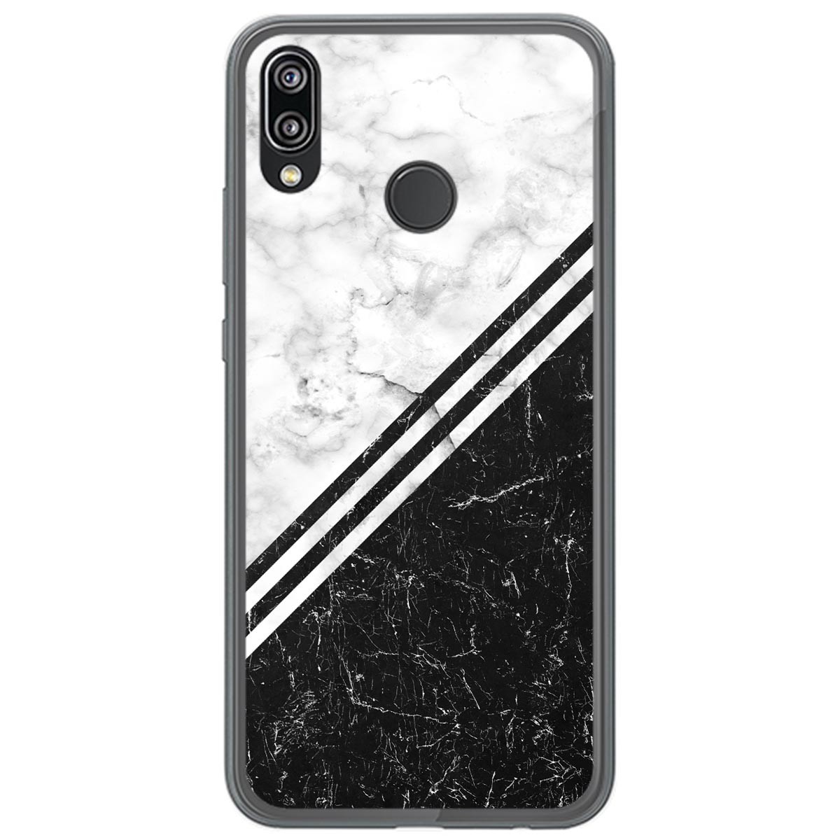 Tumundosmartphone Funda Gel Tpu para Huawei P20 Lite diseño Mármol 01 Dibujos