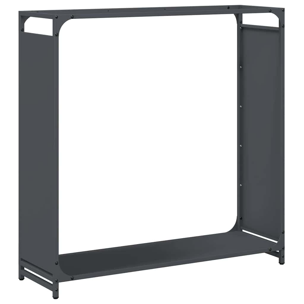 vidaXL Leñero 90x28x90 cm Acero laminado en frío en color Verde oliva/Blanco/Antracita y más