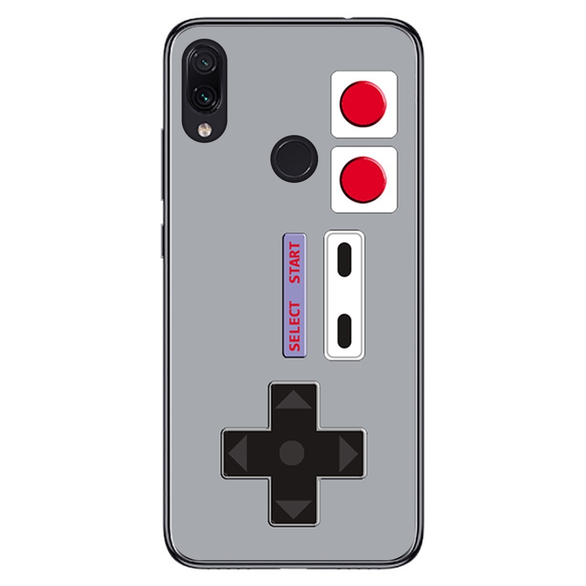 Tumundosmartphone FUNDA de GEL TPU para Xiaomi Redmi Note 7 diseño Consola Dibujos