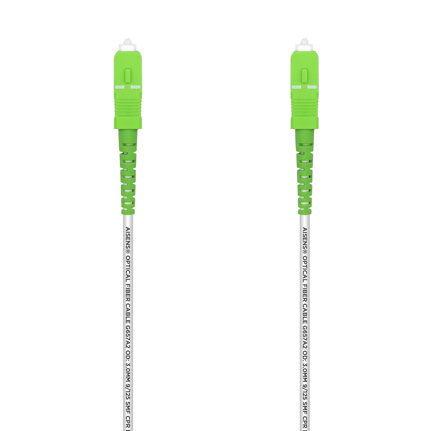 Cable de Fibra Óptica G657A2 3.0 Aisens A152-0497/ LSZH - Blanco