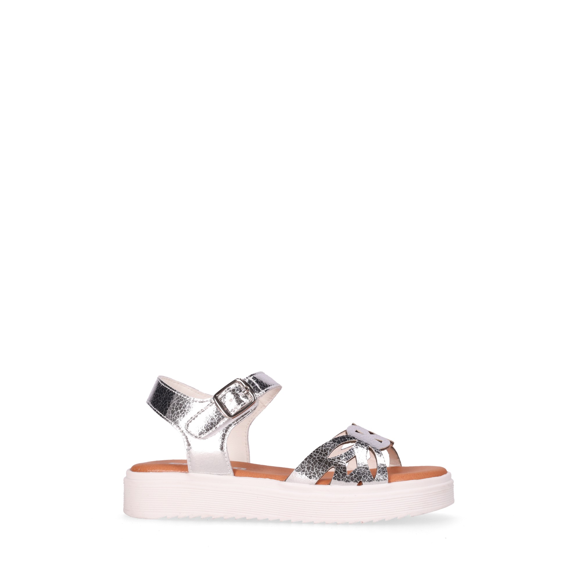 Chika10 Kids EXPLORER 02 Sandalias Planas Plata/Silver