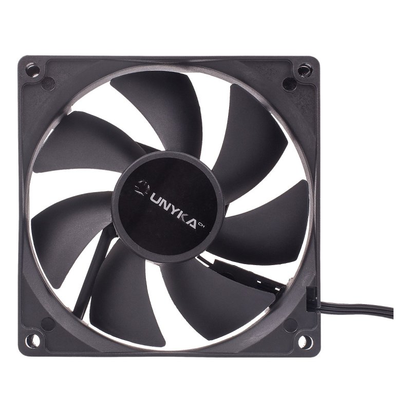 Ventilador Unykach 90mm para Ordenador Negro