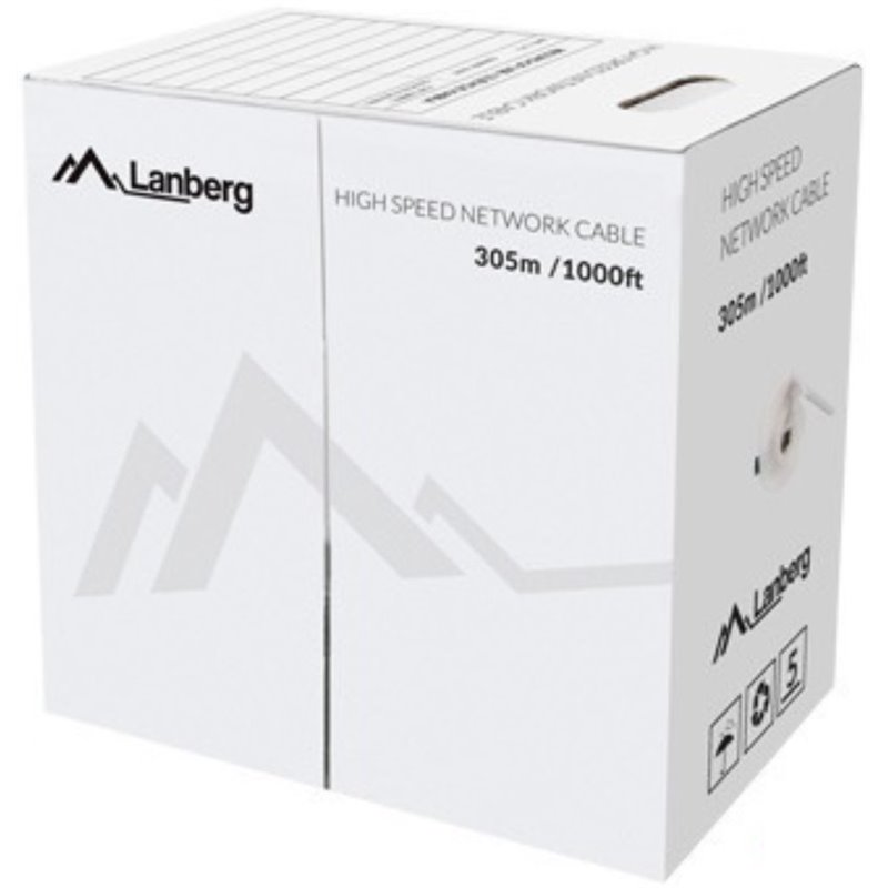 Lanberg Cable Utp Cat.5E 305M Wire Cu Blue