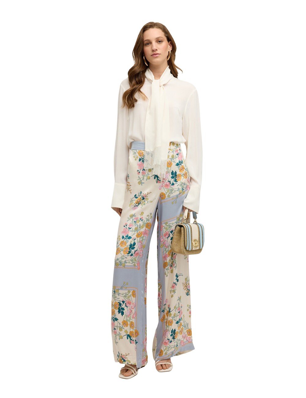 Motivi - Camisa de georgette con bufanda
