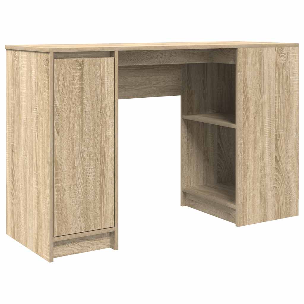 vidaXL Escritorio roble Sonoma 120x42x76 cm madera de ingeniería