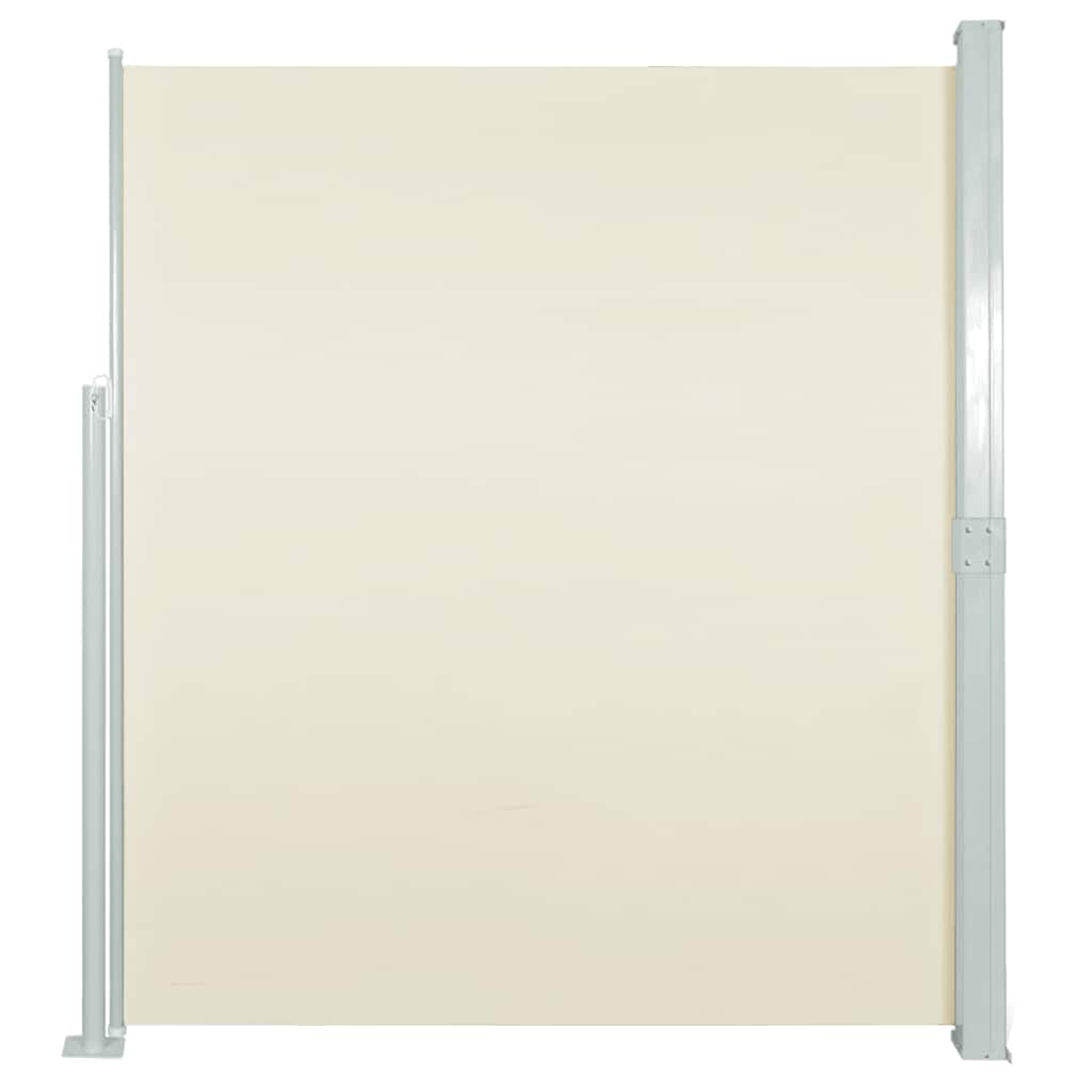vidaXL Toldo lateral retráctil 160x500 cm crema