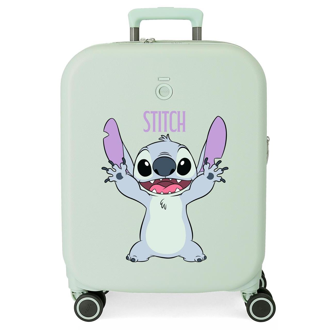 Maleta de cabina Disney Stitch playful menta 55x40x20cm
