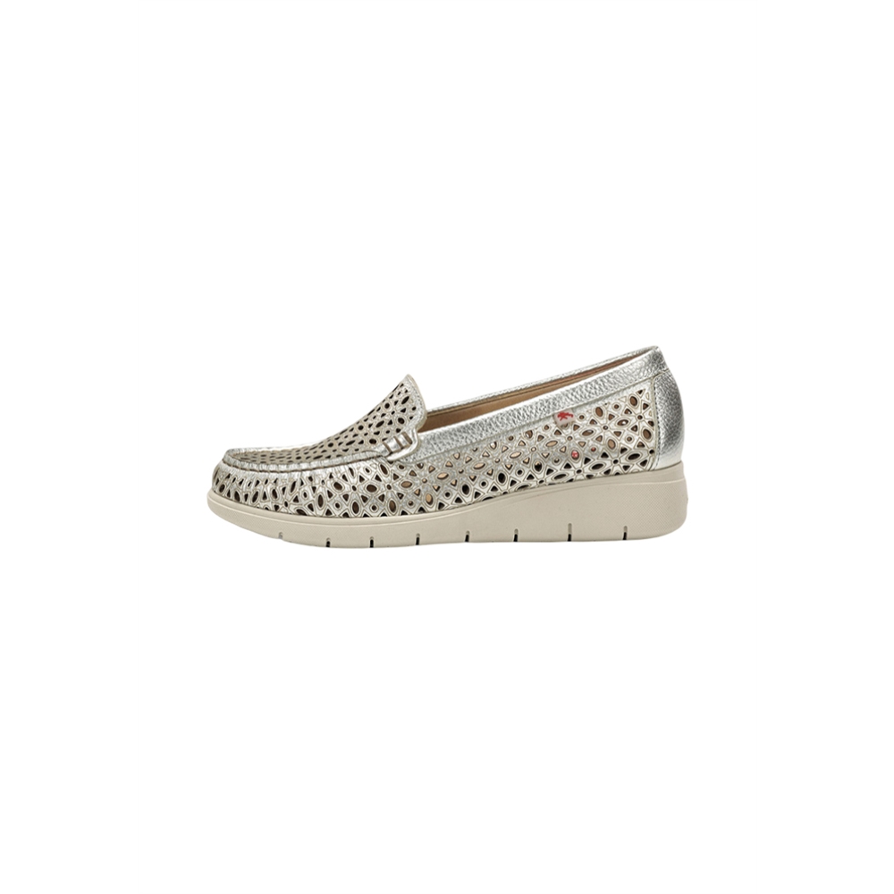 Fluchos F2422 Mocasines Con Cuña Mujer Dorado