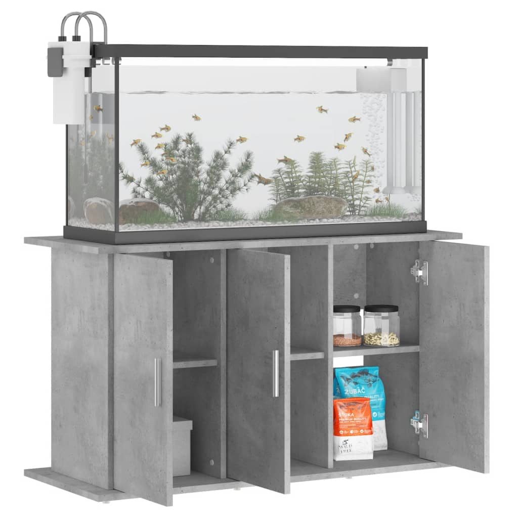 vidaXL Soporte de acuario madera ingeniería 101x41x58 cm Color Blanco brillante,  Gris hormigón,  Marrón roble y mas