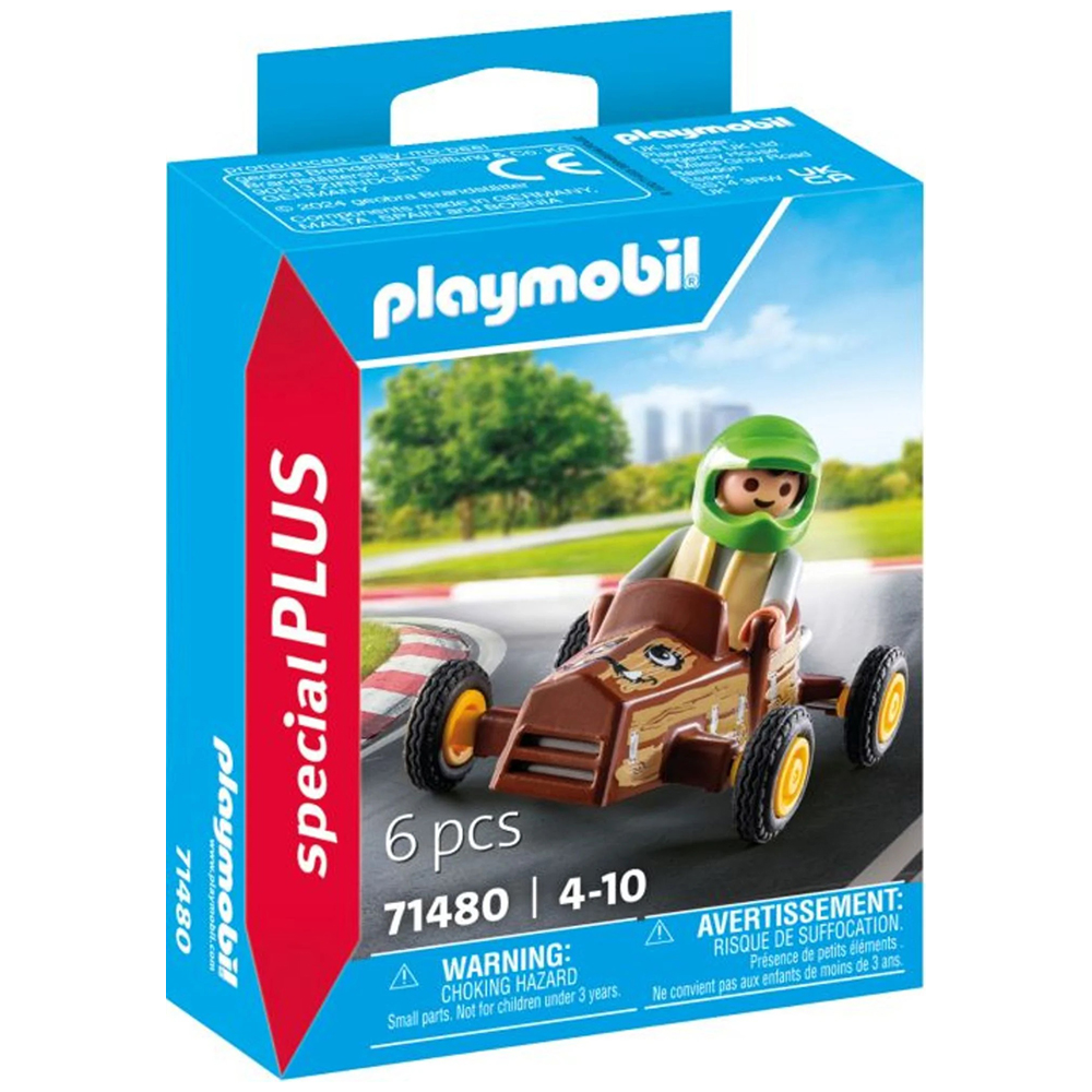 PLAYMOBIL - NIÑO CON KART, 71480, TIENDA CON LICENCIA OFICIAL
