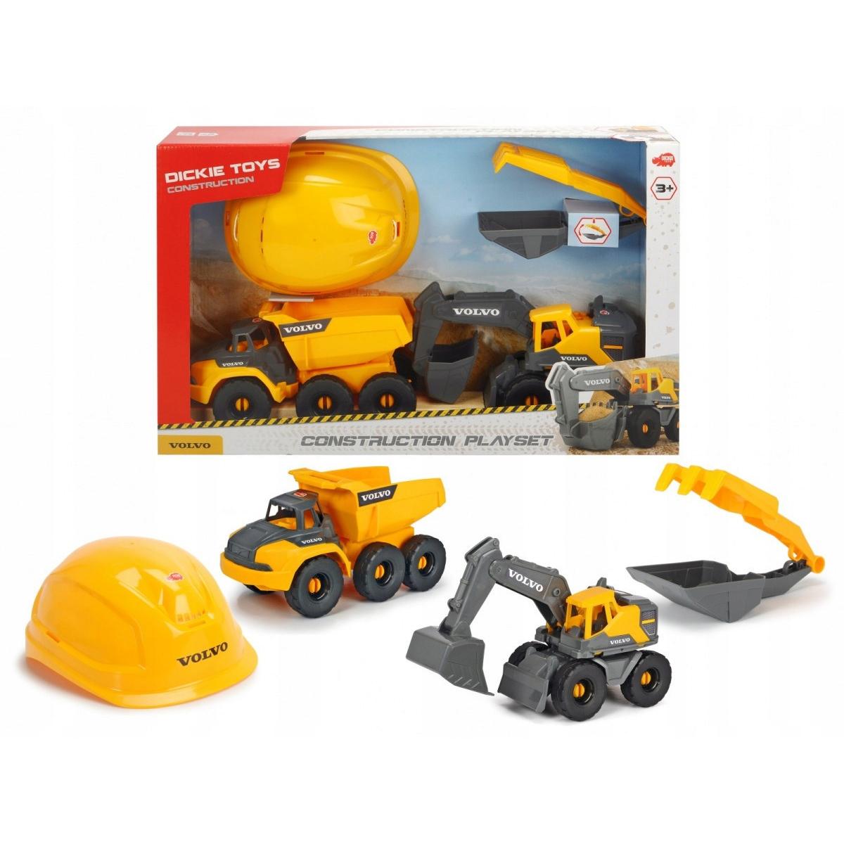 Set de vehículos de construcción Dickie Toys EXCAVADORA CAMIÓN VOLQUETE