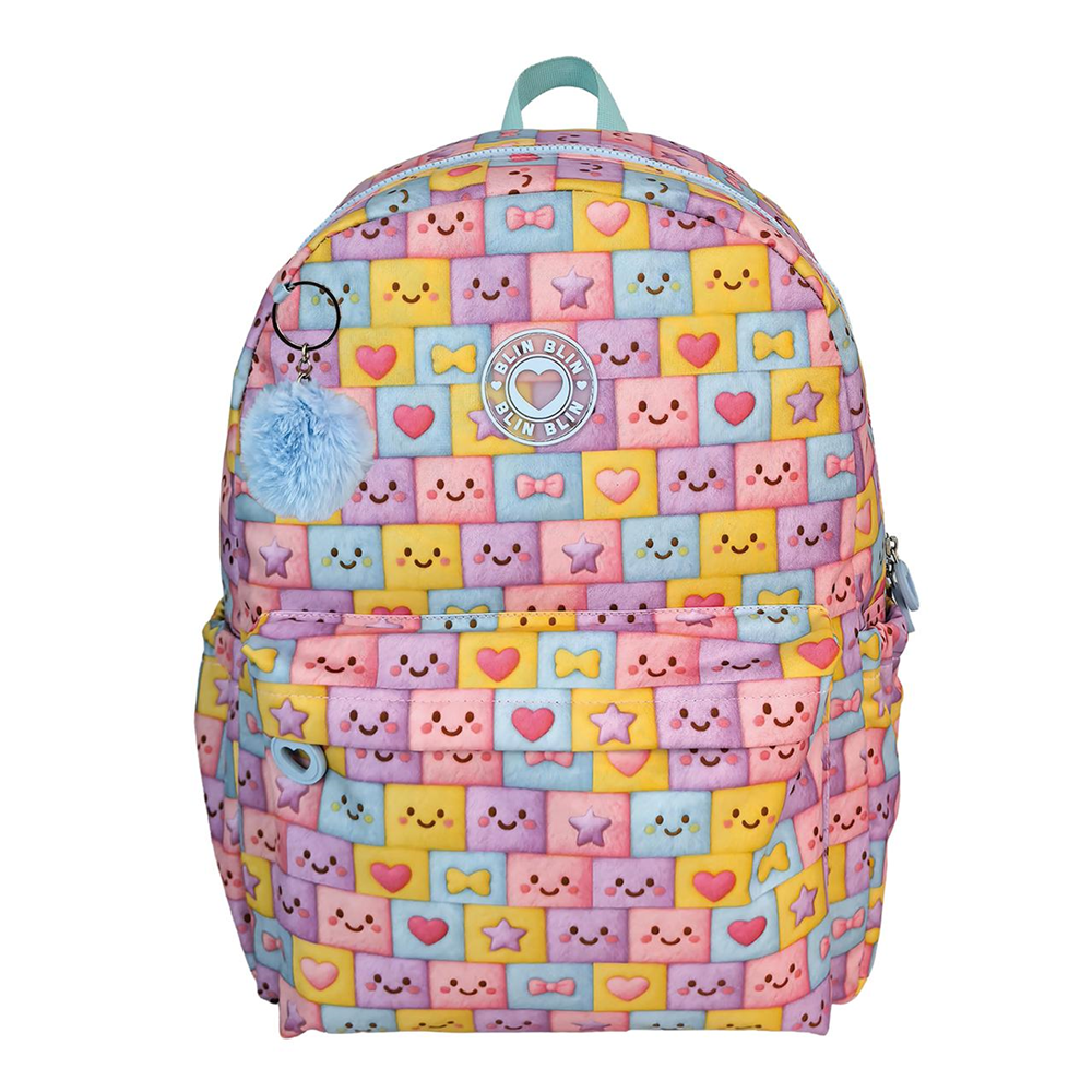Mochila Americana Blin Blin Faces 44 x 31 x 14 cm. (Toybags T433-1121)