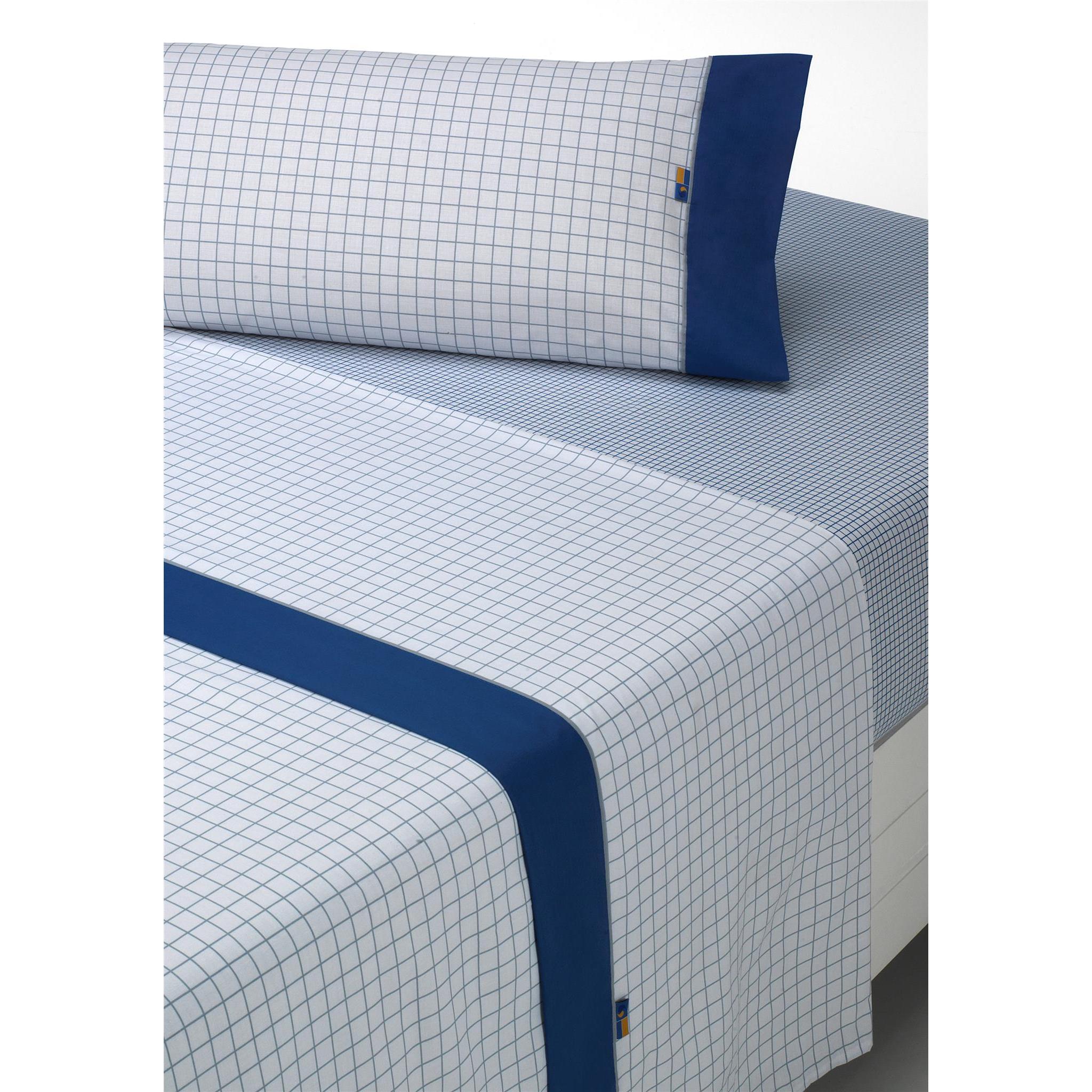SABANALIA - Juego de sábanas estampadas Checks (Disponible en varios tamaños y colores)