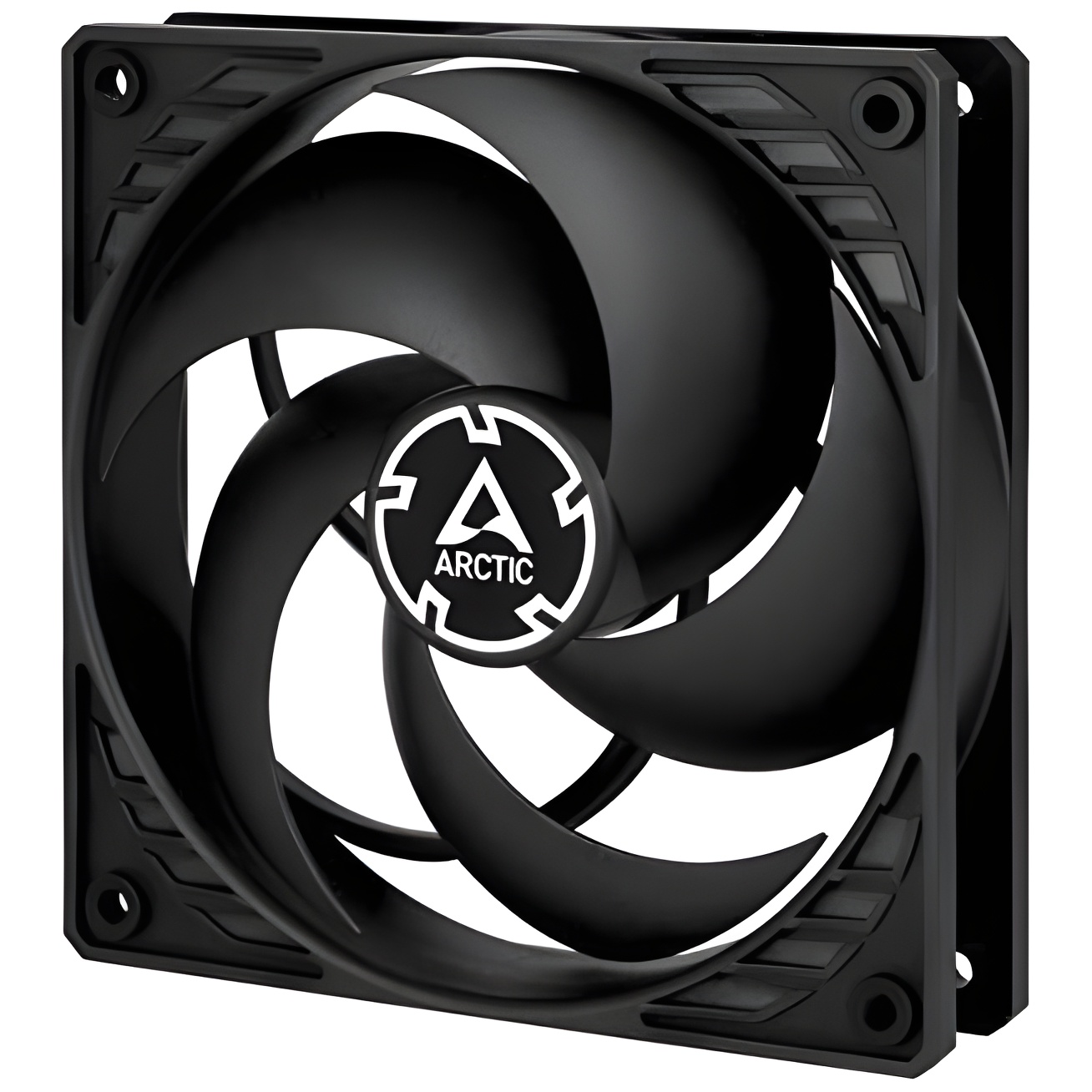 ARCTIC Ventilador P12 Silent 120mm Negro para Carcasa de Ordenador