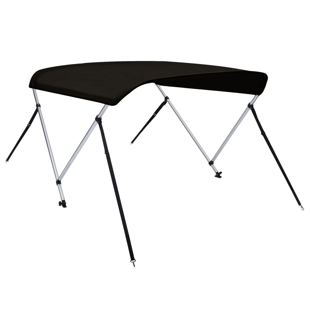 vidaXL Toldo Bimini de 2 Arcos Capota para Barco Cubierta Protección UV Color Gris,  Negro, y mas