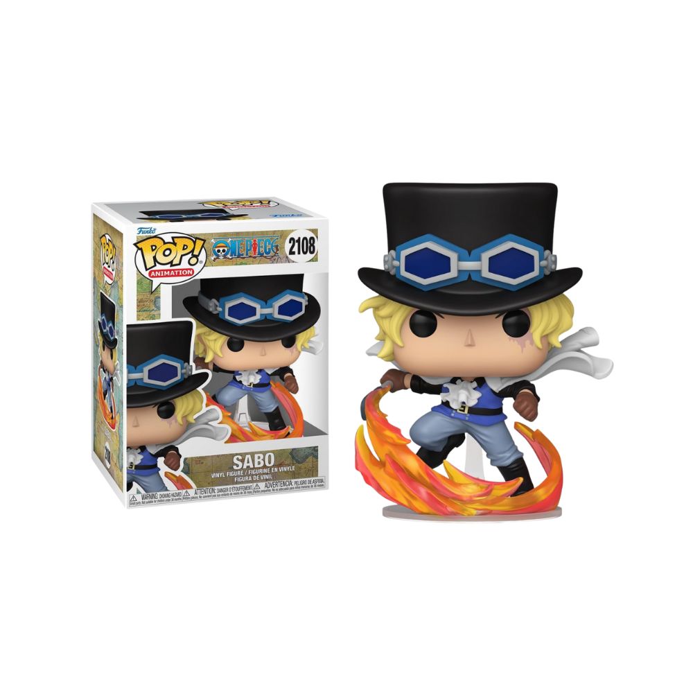 FUNKO POP! ONE PIECE - SABO, 90564, Nº 2108, TIENDA CON LICENCIA OFICIAL, ENVIO EN 24-48 HORAS EN PENÍNSULA, FIGURA, CABEZÓN, MUÑECO, JUGUETES, SERIE, MANGA, ANIMACIÓN, ANIME, 100% ORIGINAL