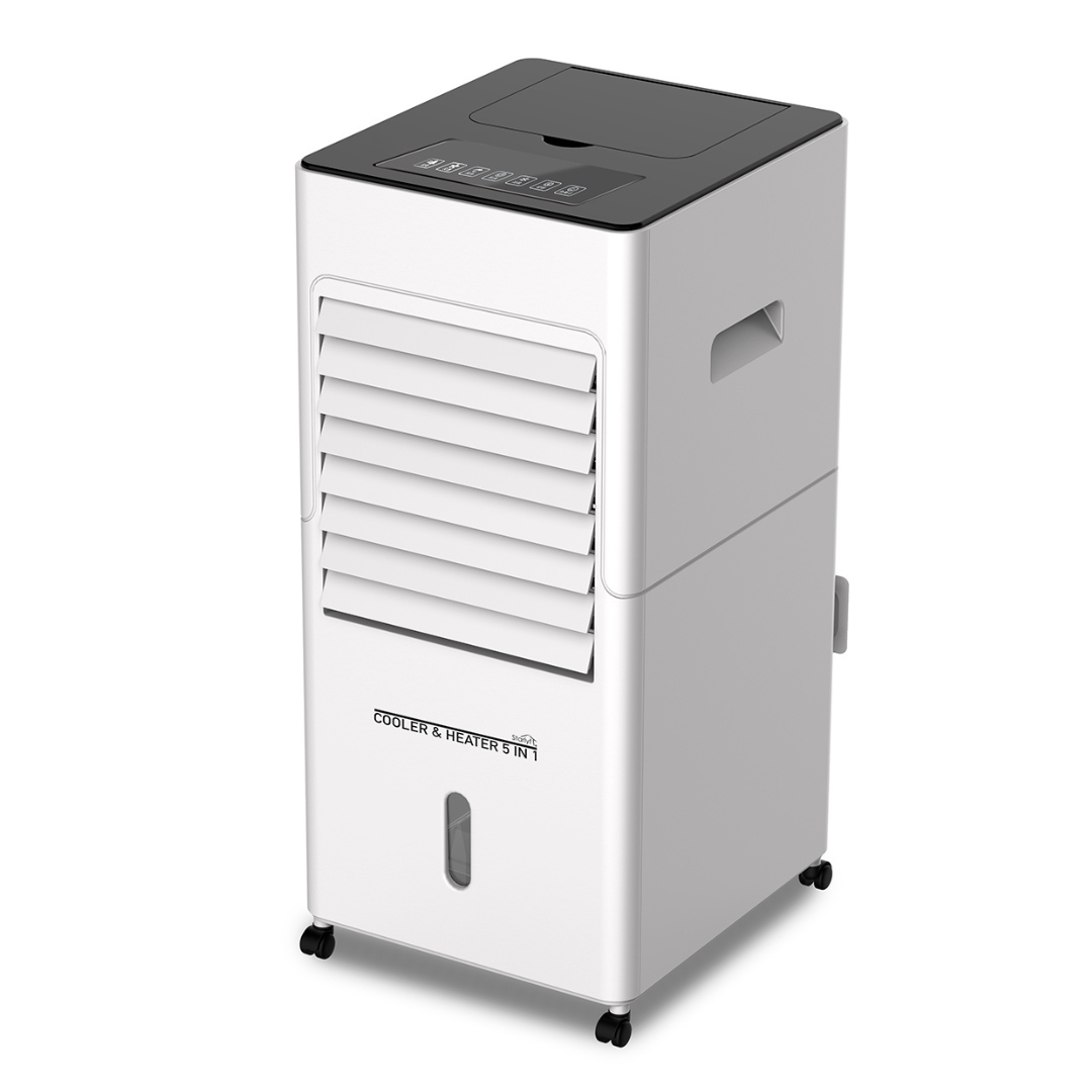 STARLYF Cooler & Heater 5 in 1, Climatizador y purificador de aire portátil,  2000W, Humidificador, Climatizador Evaporativo Portátil, Depósito 6L, 3 Velocidades