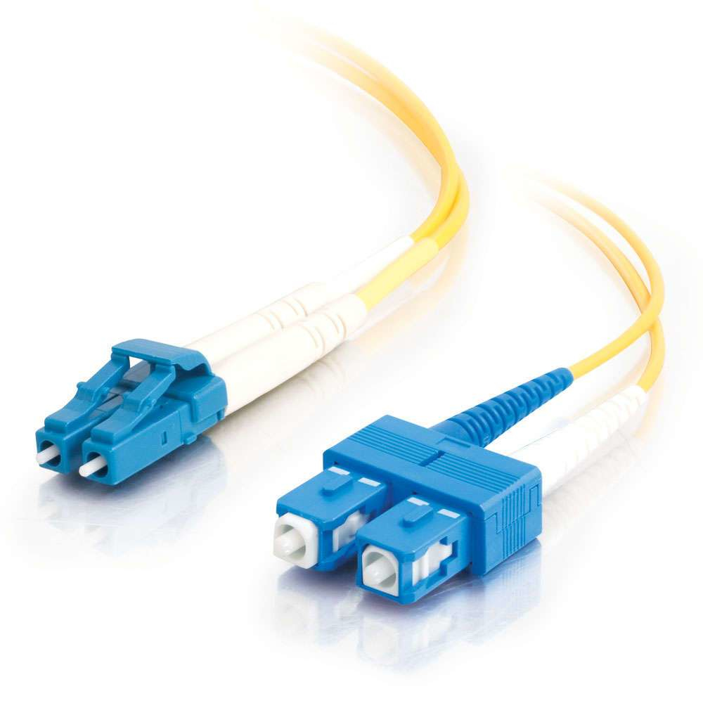 Cable de Fibra óptica C2G 85587 2m OFNR LC SC Amarillo de Alta Calidad