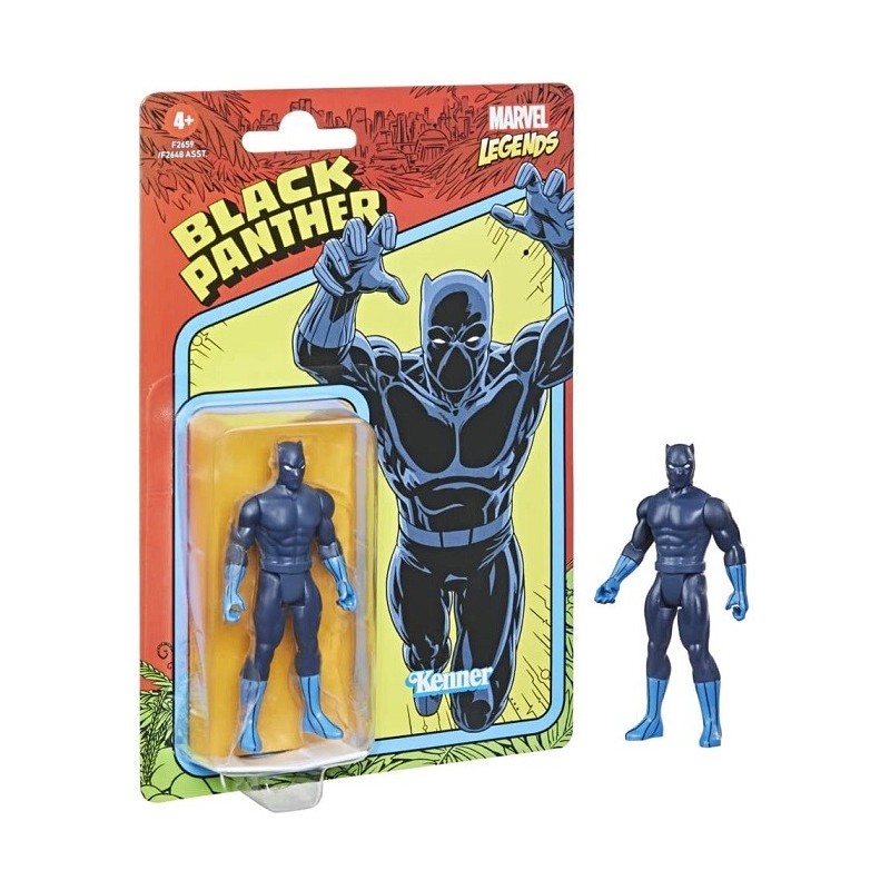 Muñeco Hasbro Marvel Legends - Figura de Pantera Negra de 9.5 cm Hasbro F2659 edad +4 años CPAF2659