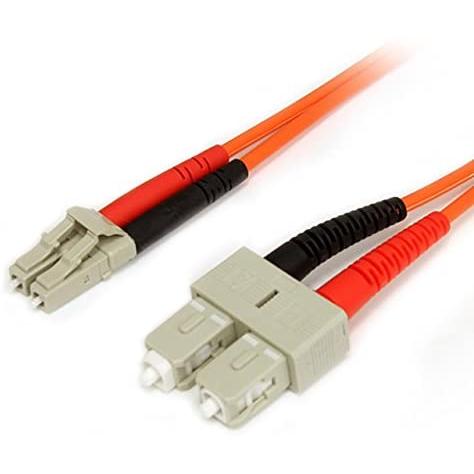 Startech.com cable adaptador de red de 2m multimodo duplex fibra optica lc-sc 62,5/125 - patch duplex,garantia lifetime
