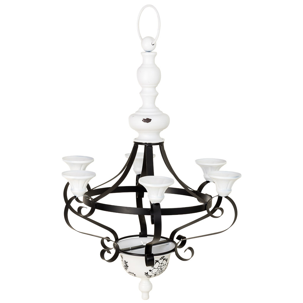 Wonderlust Deco - Candelabro de metal negro 52.07x45.72x67.31/74.93h cm Negro 52,07x45,72x67,31/74,93h cm