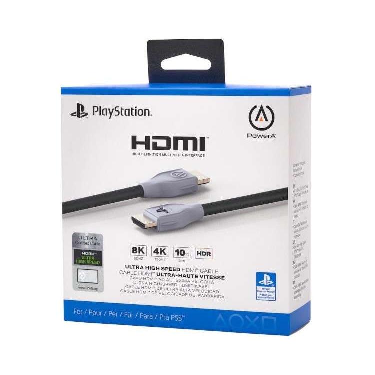 POWER A ULTRA HIGH SPEED HDMI CABLE 2.1 (8K/4K/10FT/HDR) (PS4)