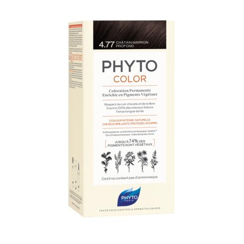 PHYTOCOLOR VEGETAL 4.77 CASTAÑO MARRÓN INTENSO