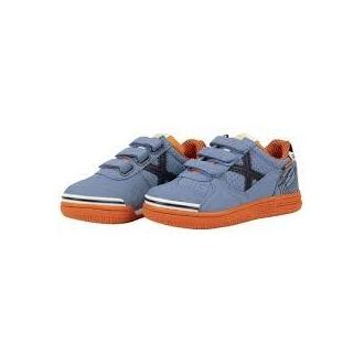 Zapatilla Fútbol Sala Infantil Munich G-3 Vco Azul