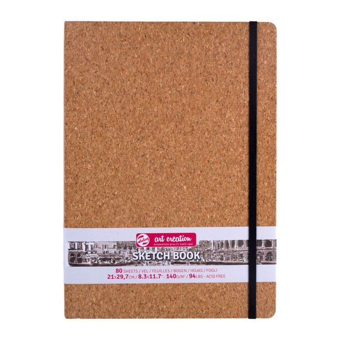 TALENS CUADERNO BOCETOS 21X30CM 140G 80 HOJAS CORCHO BLOC TAC 21x29x2 Cms.