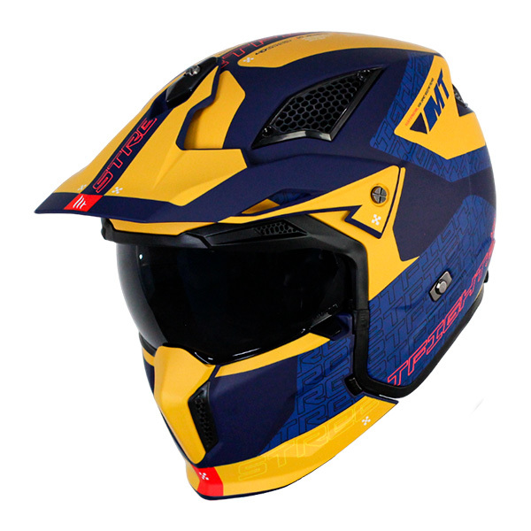  MT HELMETS TARGO Casco de Moto, Unisex Adulto, Amarillo Fluor, L