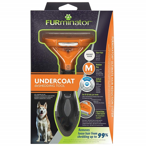 Cepillo para Perros FURMINATOR Perros PELO CORTO - Perro Mediano (9 a 23 kg)