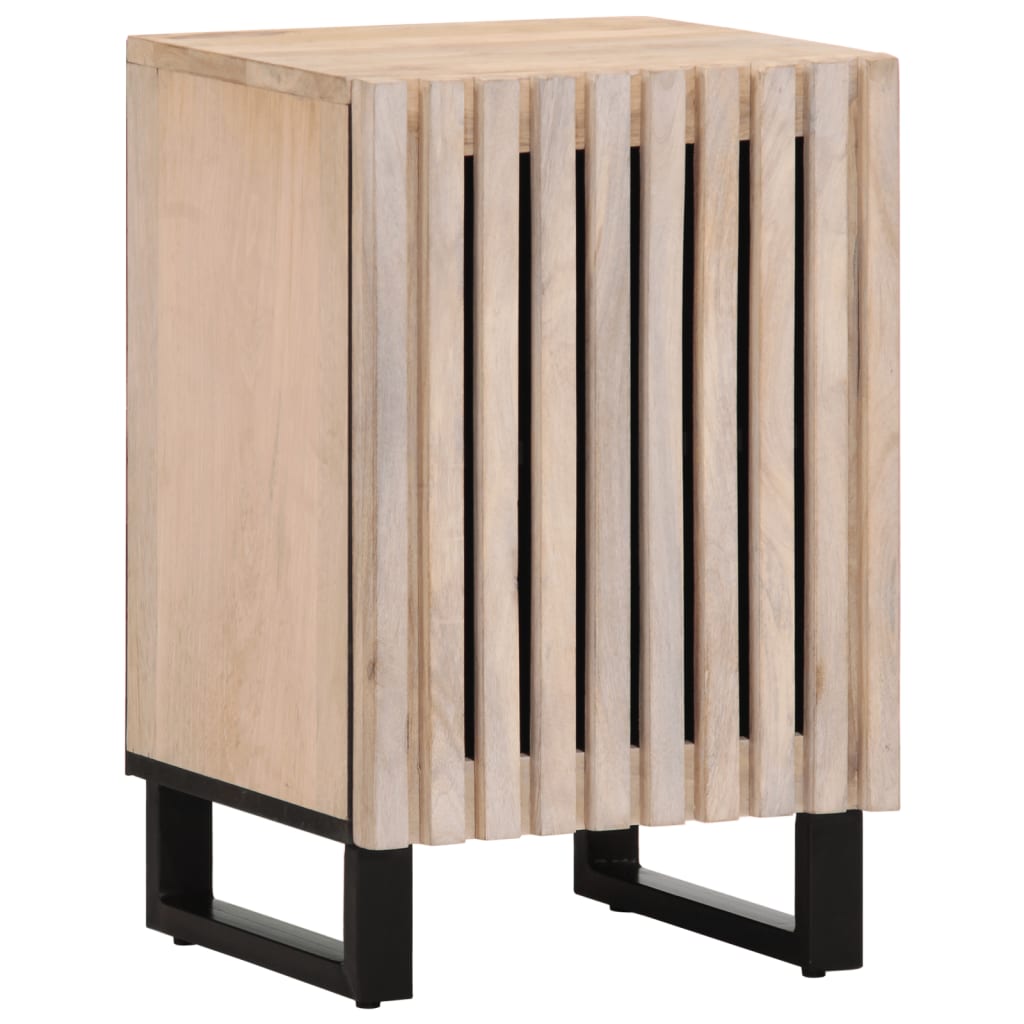 vidaXL Mueble de baño madera maciza de mango 38x34x58 cm