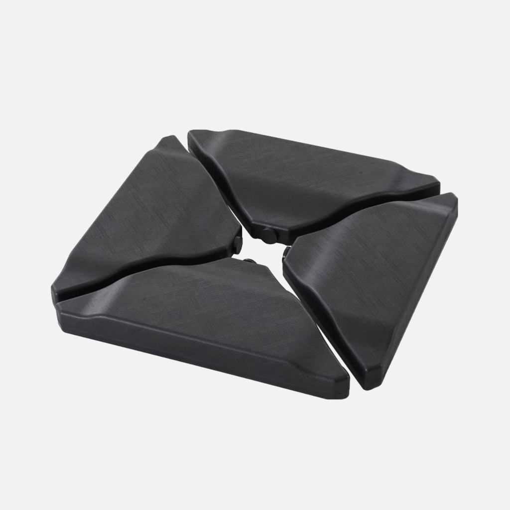 sweeek - Base triangular para sombrilla , Baso , 50x50x12