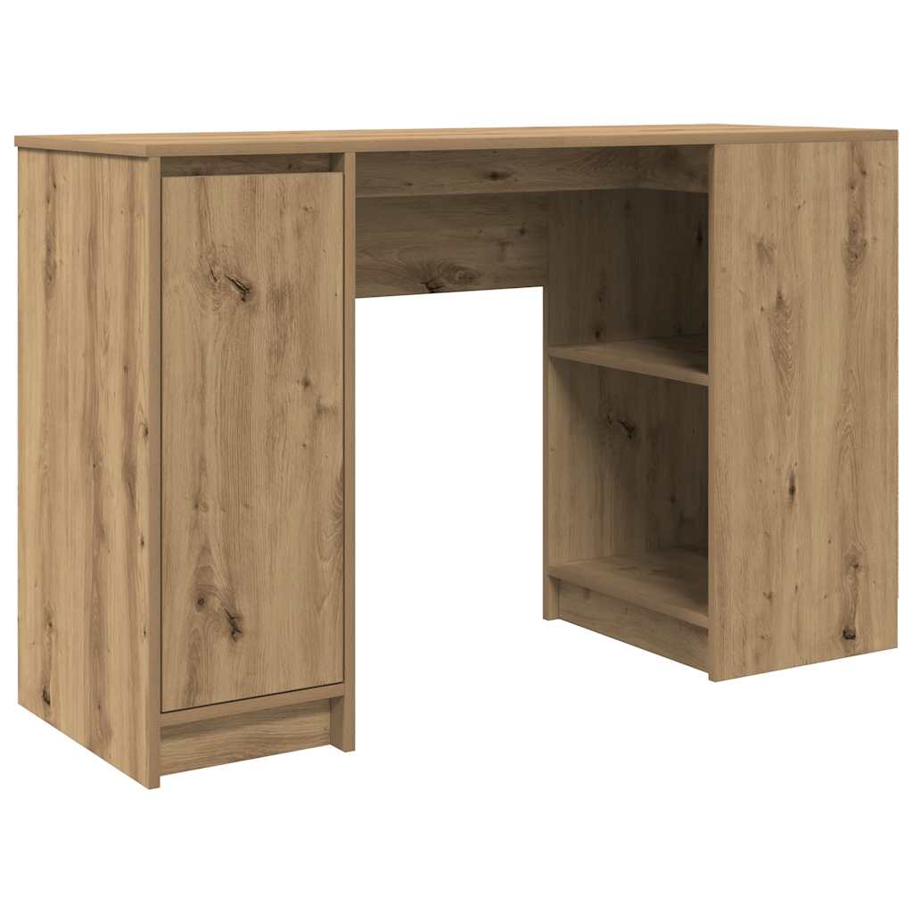 vidaXL Escritorio roble artisan 120x42x76 cm madera de ingeniería