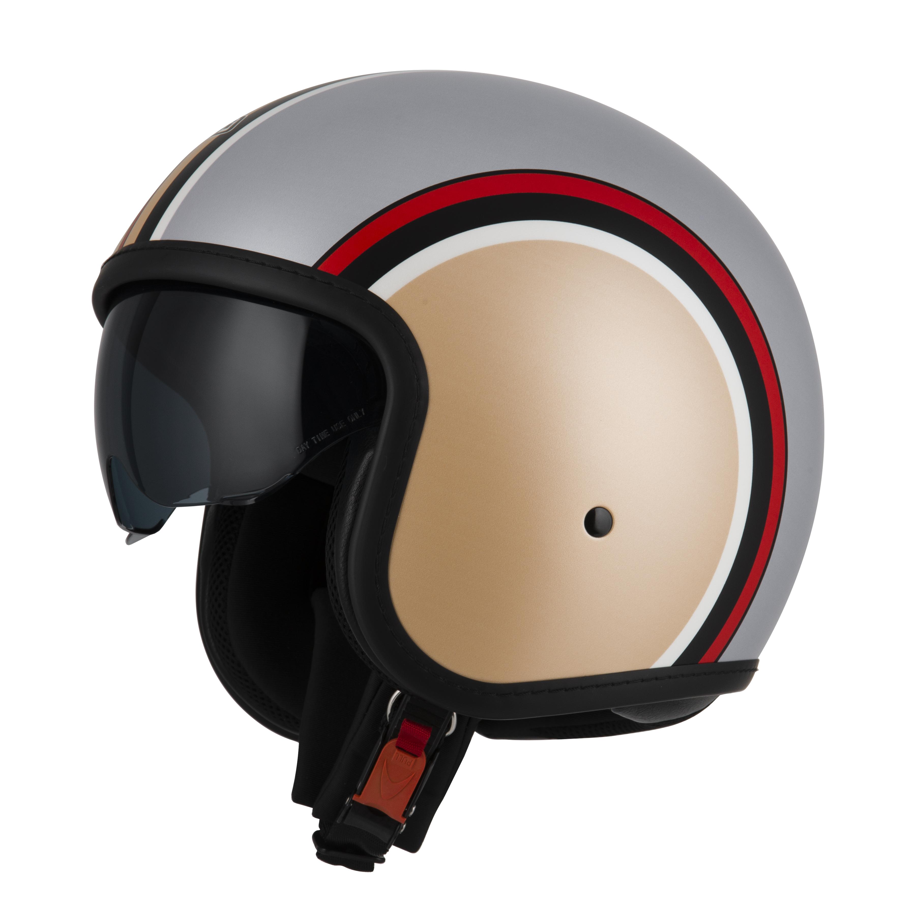NZI Casco de Moto Jet Rolling 4 Sun | Homologación UNECE R.22.05 - Diseño Gráfico - Tallas Variadas