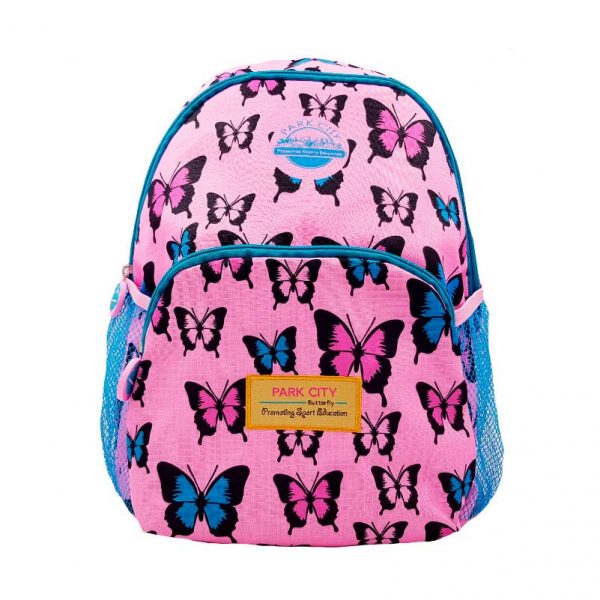 Mochila Oxford Resistente al agua con diseño infantil y asas ergonómicas Butterfly Park City