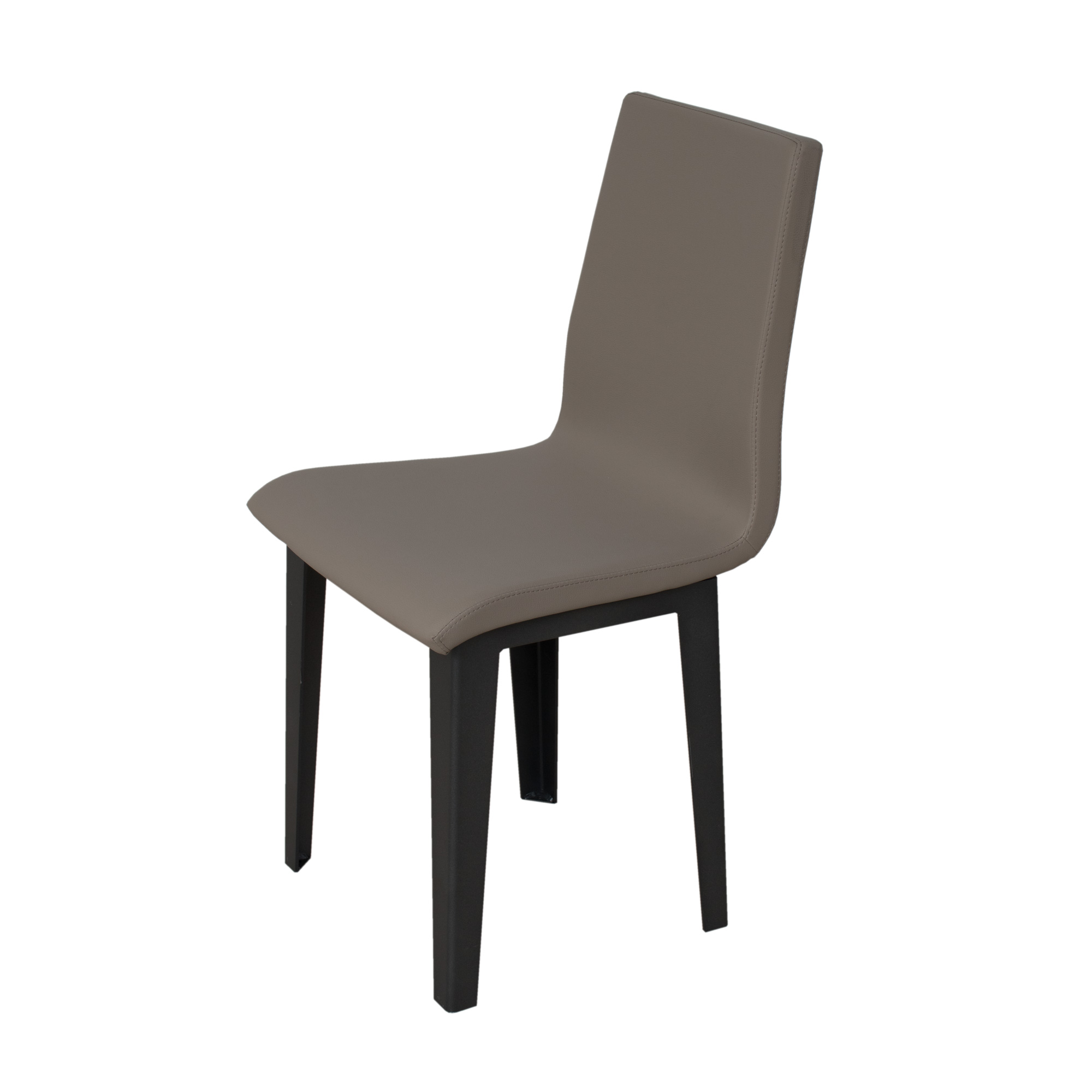Silla Armida Patas antracita Cojín gris paloma 52 (Patas cónicas) - Itamoby