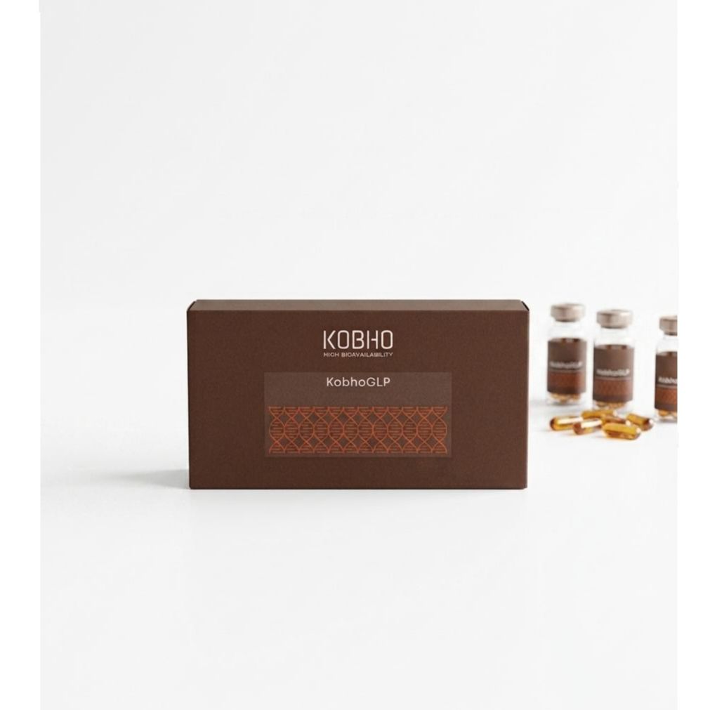 Kobho KobhoGLP 90 cápsulas + 30 viales (suministro para 1 mes).