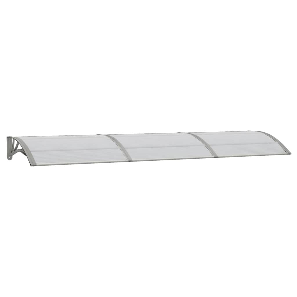 vidaxl marquesina de puerta policarbonato 300x75 cm